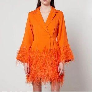 Cult Gaia Harper Feather Blazer Dress